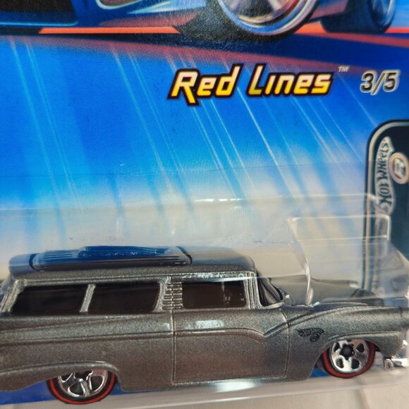 HOT WHEELS 8 CRATE 3/5 RED LINES 098 - MINT - GRAY - (K221) - Picture 4 of 8